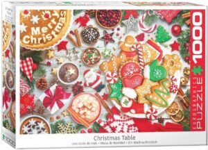 Пъзел Eurographics от 1000 части - Коледна маса