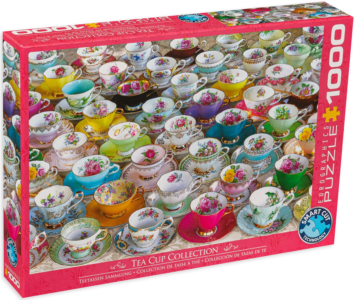 Пъзел Eurographics от 1000 части - Колекция чаени чаши
