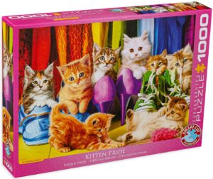 Пъзел Eurographics от 1000 части - Котенца