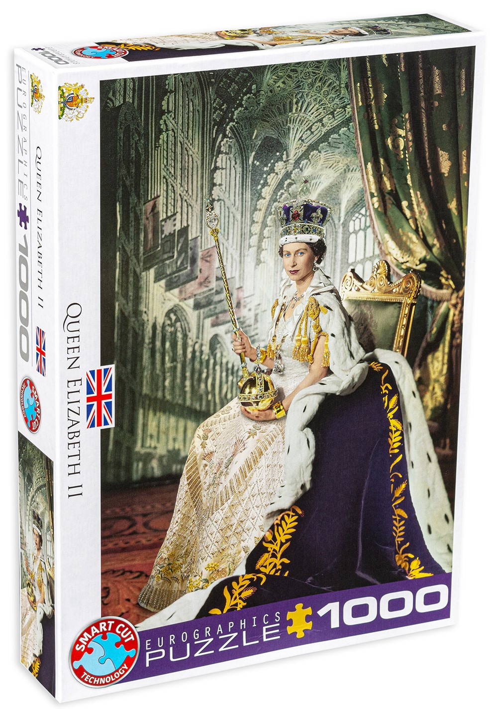 Пъзел Eurographics от 1000 части - Кралица Елизабет II