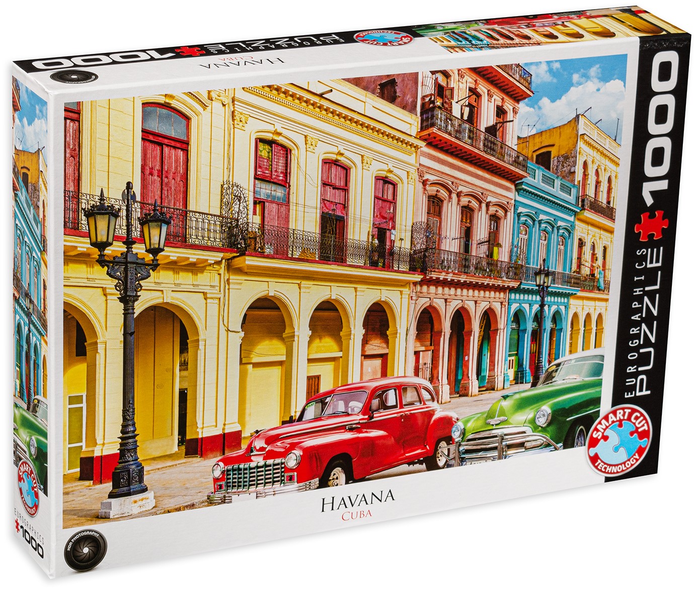 Пъзел Eurographics от 1000 части - Куба, Хавана
