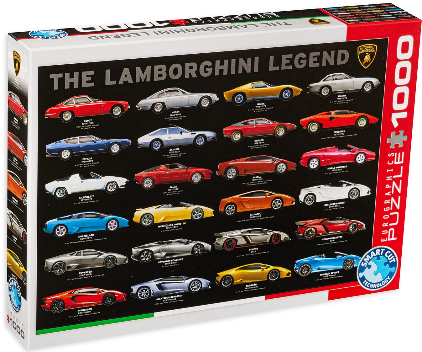 Пъзел Eurographics от 1000 части – Легендата Ламборгини