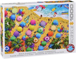 Пъзел Eurographics от 1000 части - Летни плажни забавления
