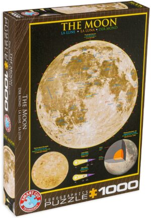 Пъзел Eurographics от 1000 части - Луната