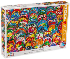 Пъзел Eurographics от 1000 части - Мексикански керамични чинии