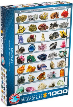 Пъзел Eurographics от 1000 части - Минерали
