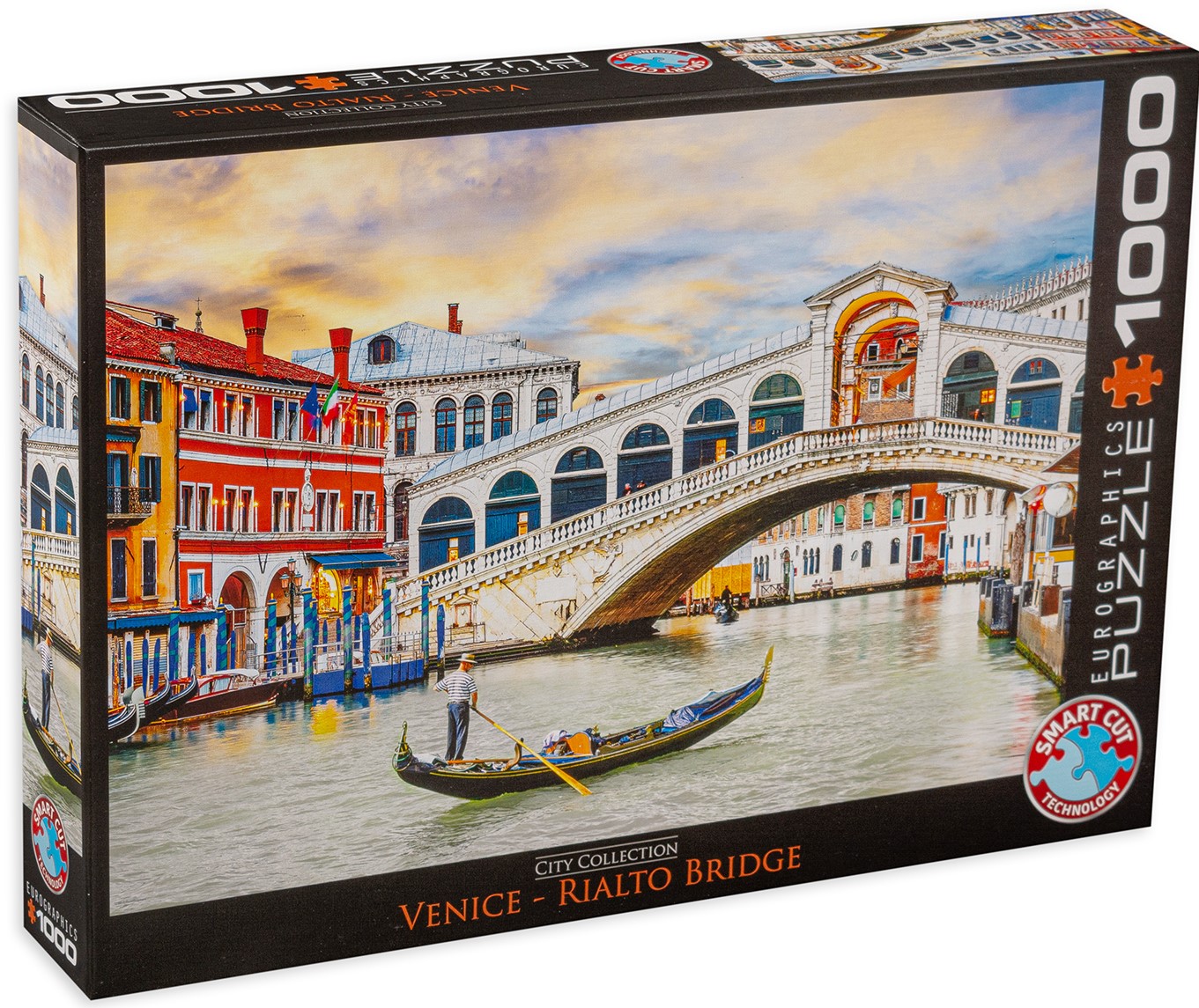 Пъзел Eurographics от 1000 части - Мост Риалто, Венеция