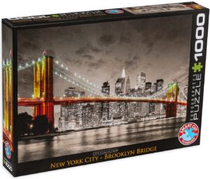 Пъзел Eurographics от 1000 части – Мостът Бруклин, Ню Йорк