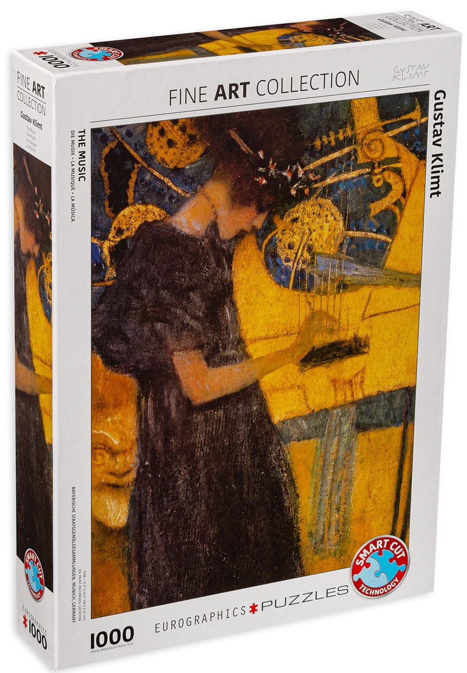 Пъзел Eurographics от 1000 части – Музика, Густав Климт