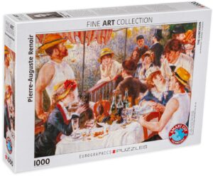 Пъзел Eurographics от 1000 части – Обяд след разходка с лодки, Пиер Огюст Реноар