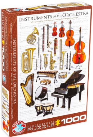 Пъзел Eurographics от 1000 части – Оркестърни инструменти
