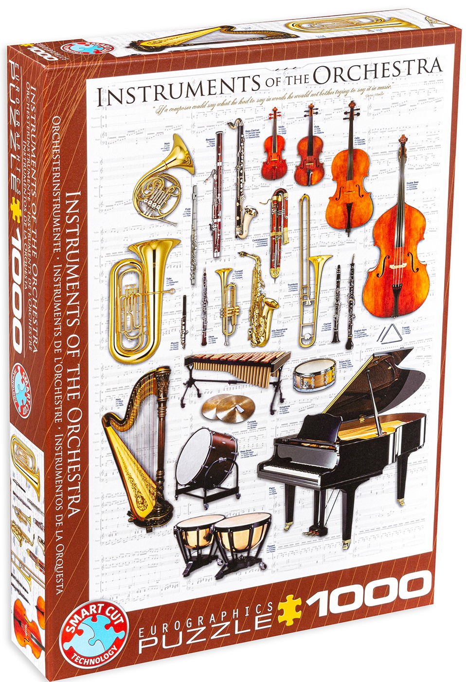 Пъзел Eurographics от 1000 части – Оркестърни инструменти