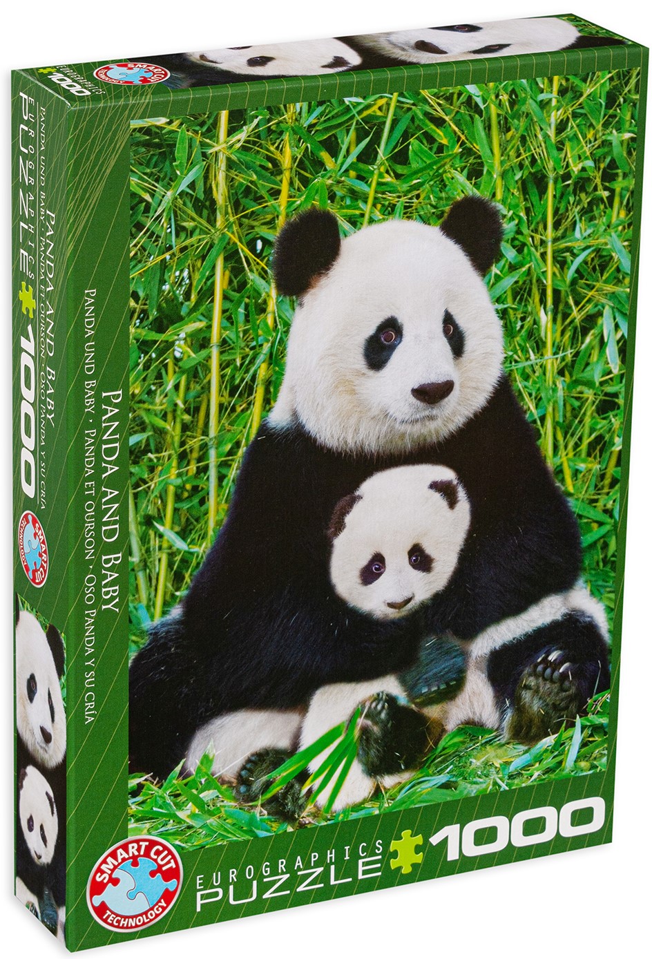 Пъзел Eurographics от 1000 части – Панда и малкото ѝ