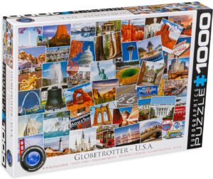 Пъзел Eurographics от 1000 части – Пътешественик на Америка