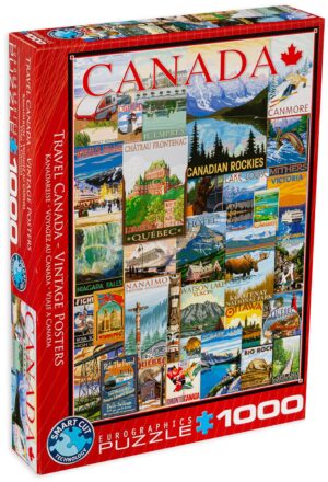Пъзел Eurographics от 1000 части - Пътуване из Канада