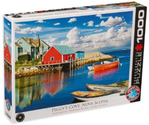 Пъзел Eurographics от 1000 части - Peggy's Cove, Нова Скотия