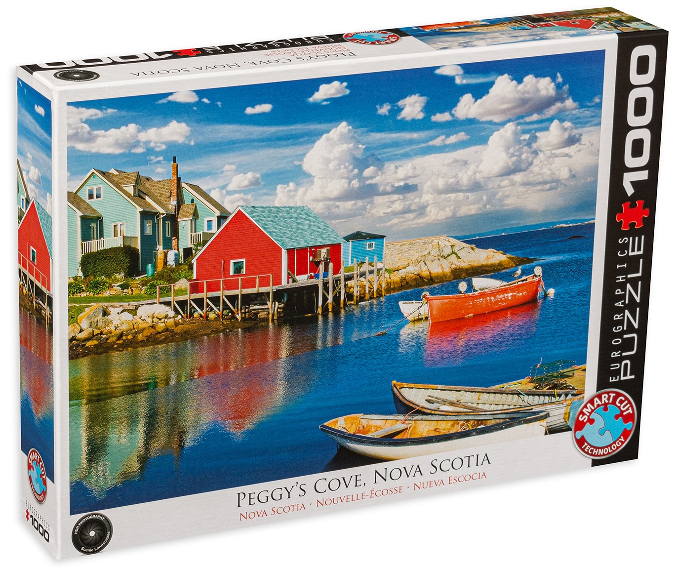 Пъзел Eurographics от 1000 части - Peggy's Cove, Нова Скотия