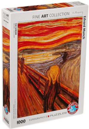 Пъзел Eurographics от 1000 части – Писък, Едвард Мунк