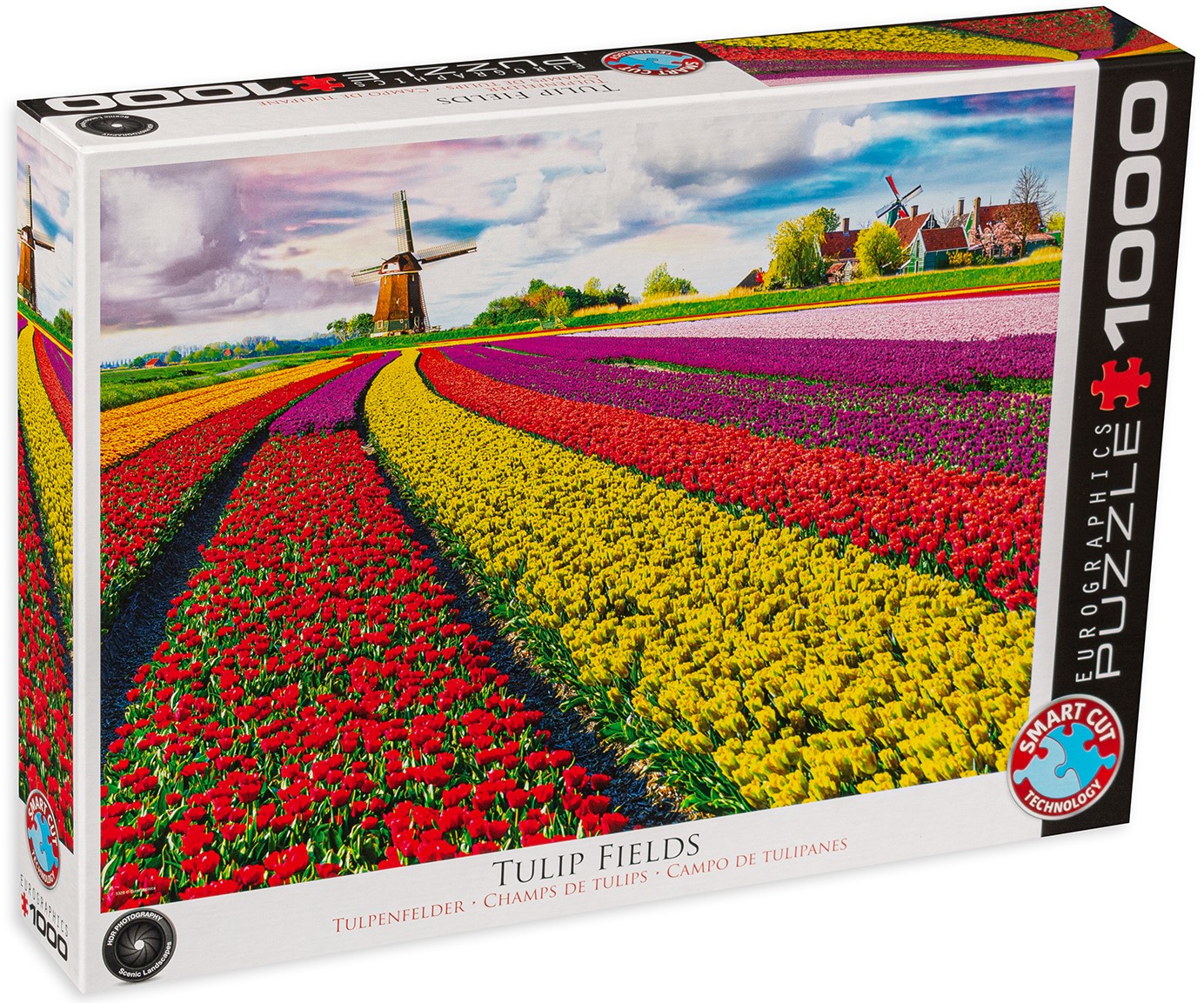 Пъзел Eurographics от 1000 части - Поле с лалета