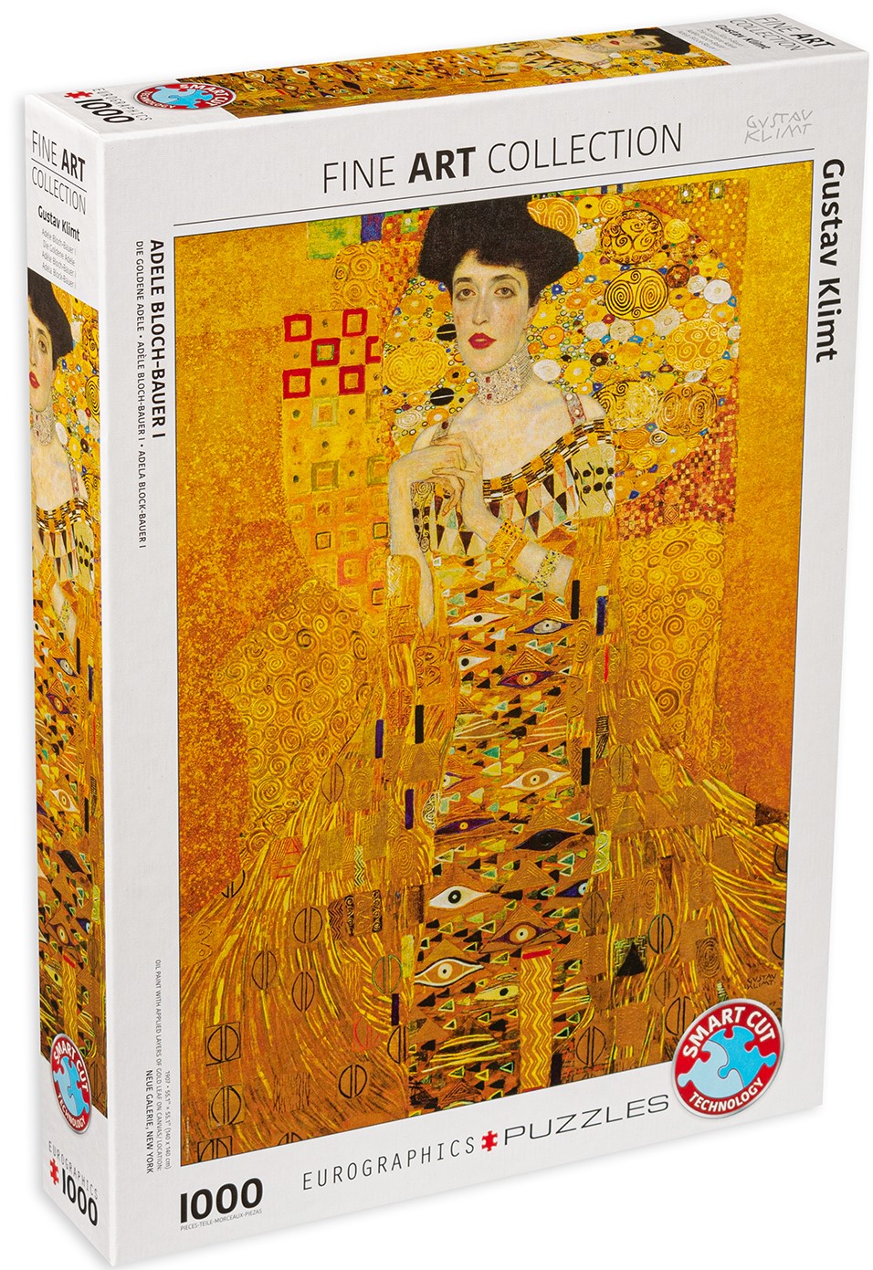 Пъзел Eurographics от 1000 части – Портрет на Адел Бауър, Густав Климт