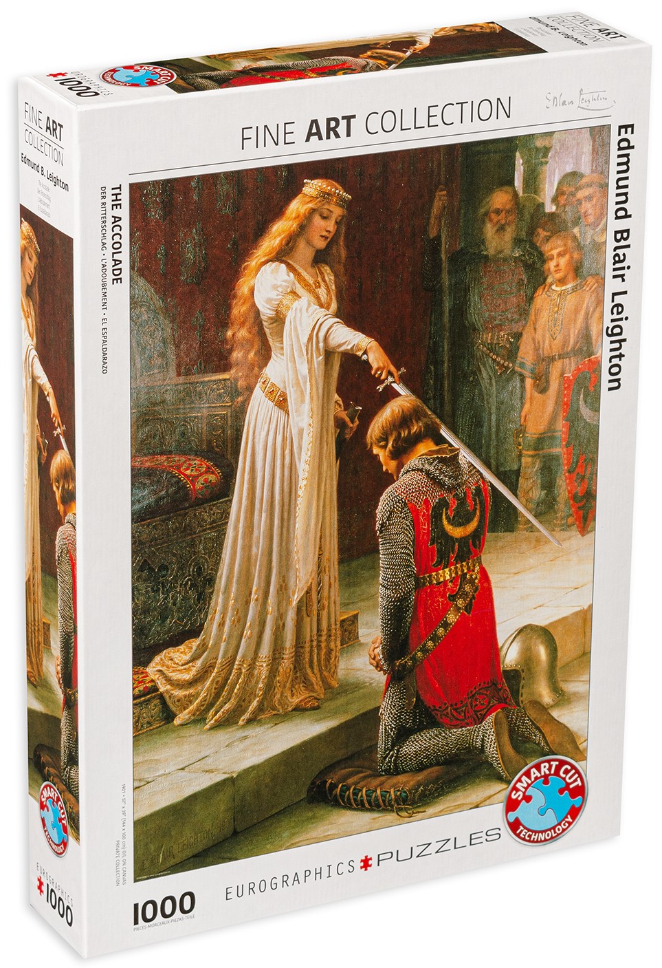Пъзел Eurographics от 1000 части – Посвещаване в рицарство, Едмънд Лейтън