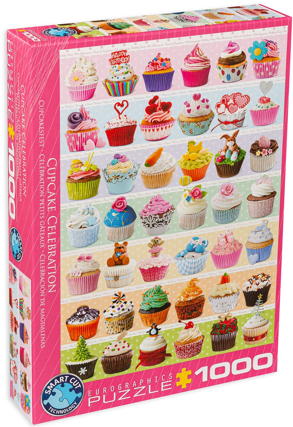 Пъзел Eurographics от 1000 части - Празнични кексчета