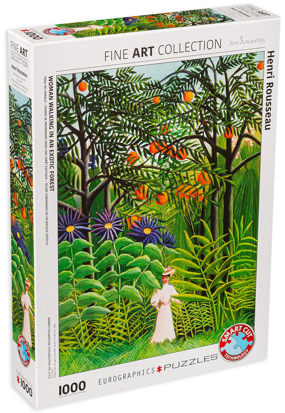 Пъзел Eurographics от 1000 части - Разходка в екзотична градина