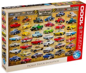 Пъзел Eurographics от 1000 части – Развитието на пикапите