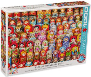 Пъзел Eurographics от 1000 части - Руски матрьошки