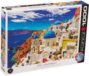 Пъзел Eurographics от 1000 части - Санторини, Гърция