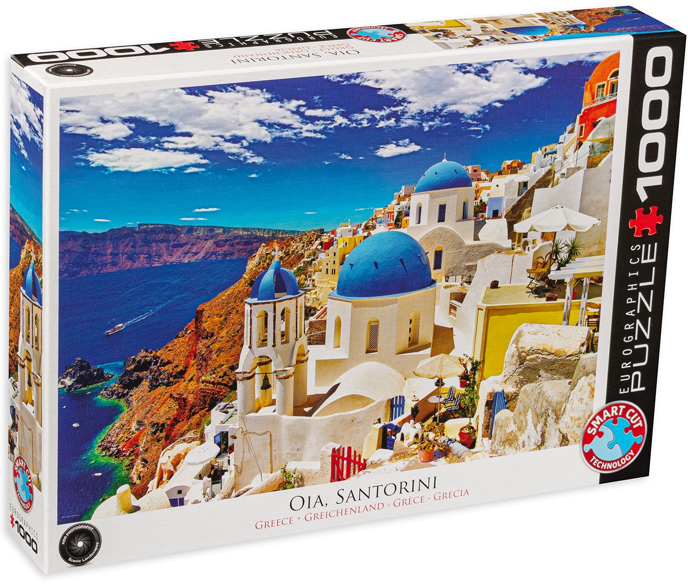 Пъзел Eurographics от 1000 части - Санторини, Гърция