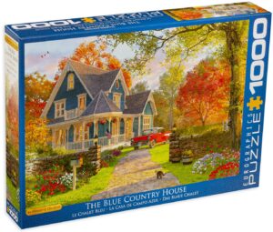 Пъзел Eurographics от 1000 части - Синята къща, Доминик Дейвисън