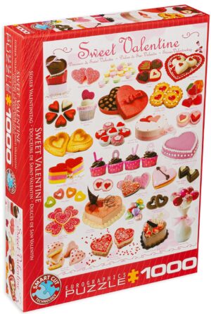 Пъзел Eurographics от 1000 части –  Сладкиши за Свети Валентин