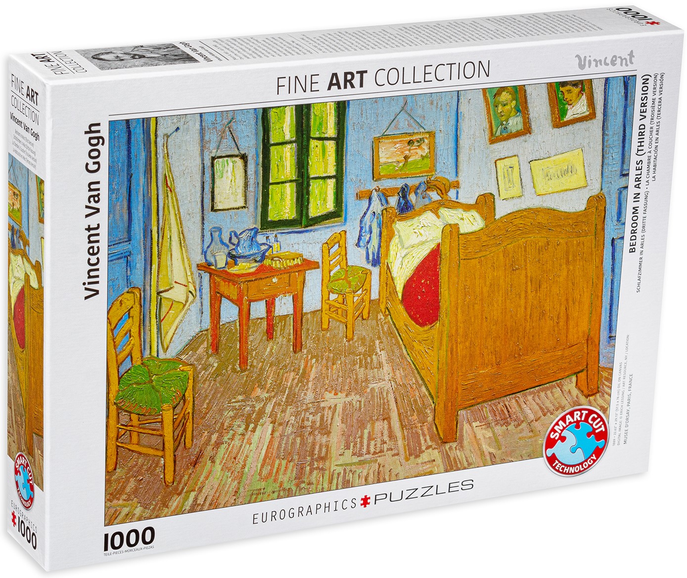 Пъзел Eurographics от 1000 части – Спалнята, Винсент ван Гог