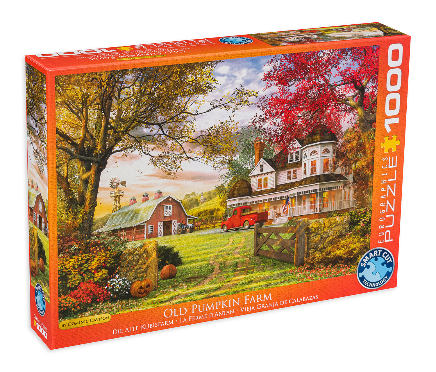 Пъзел Eurographics от 1000 части – Старата тиквена ферма, Доминик Дейвисън