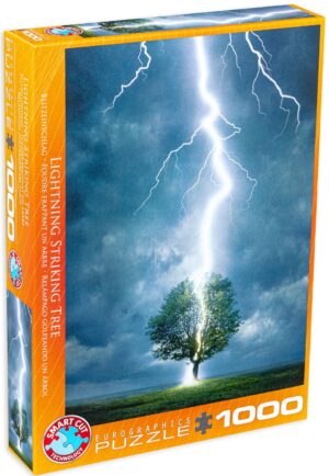 Пъзел Eurographics от 1000 части – Светкавица поразява дърво