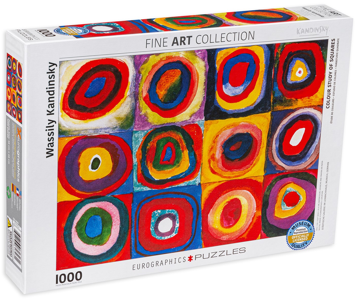 Пъзел Eurographics от 1000 части – Теория на цветовете, Василий Кандински