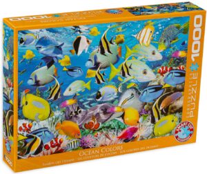 Пъзел Eurographics от 1000 части – Тропически риби, Хауръд Робинсън