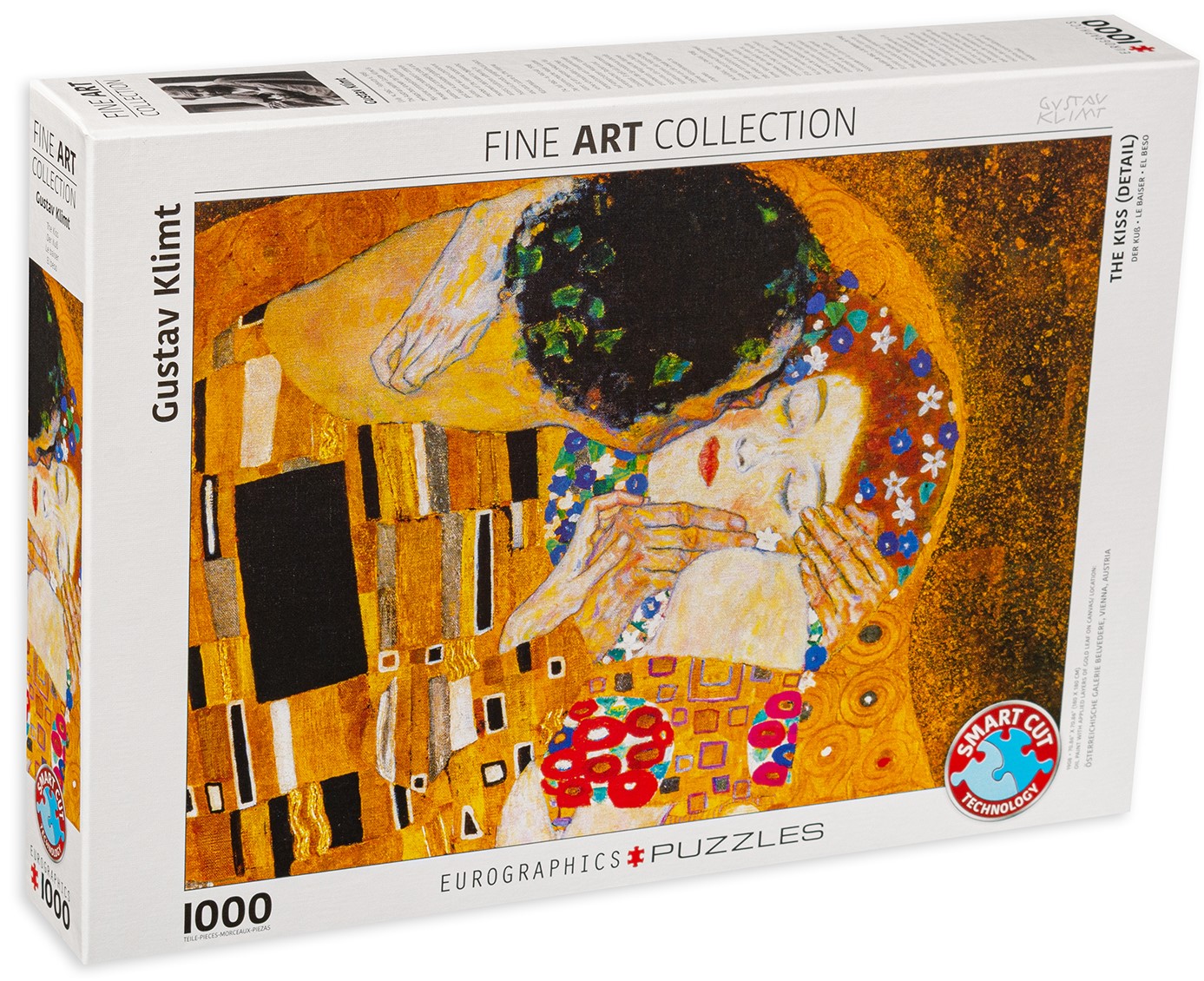 Пъзел Eurographics от 1000 части – Целувката, Густав Климт