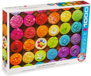 Пъзел Eurographics от 1000 части - Цветен къпкейк