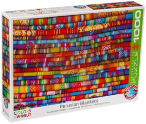 Пъзел Eurographics от 1000 части - Цветни одеяла