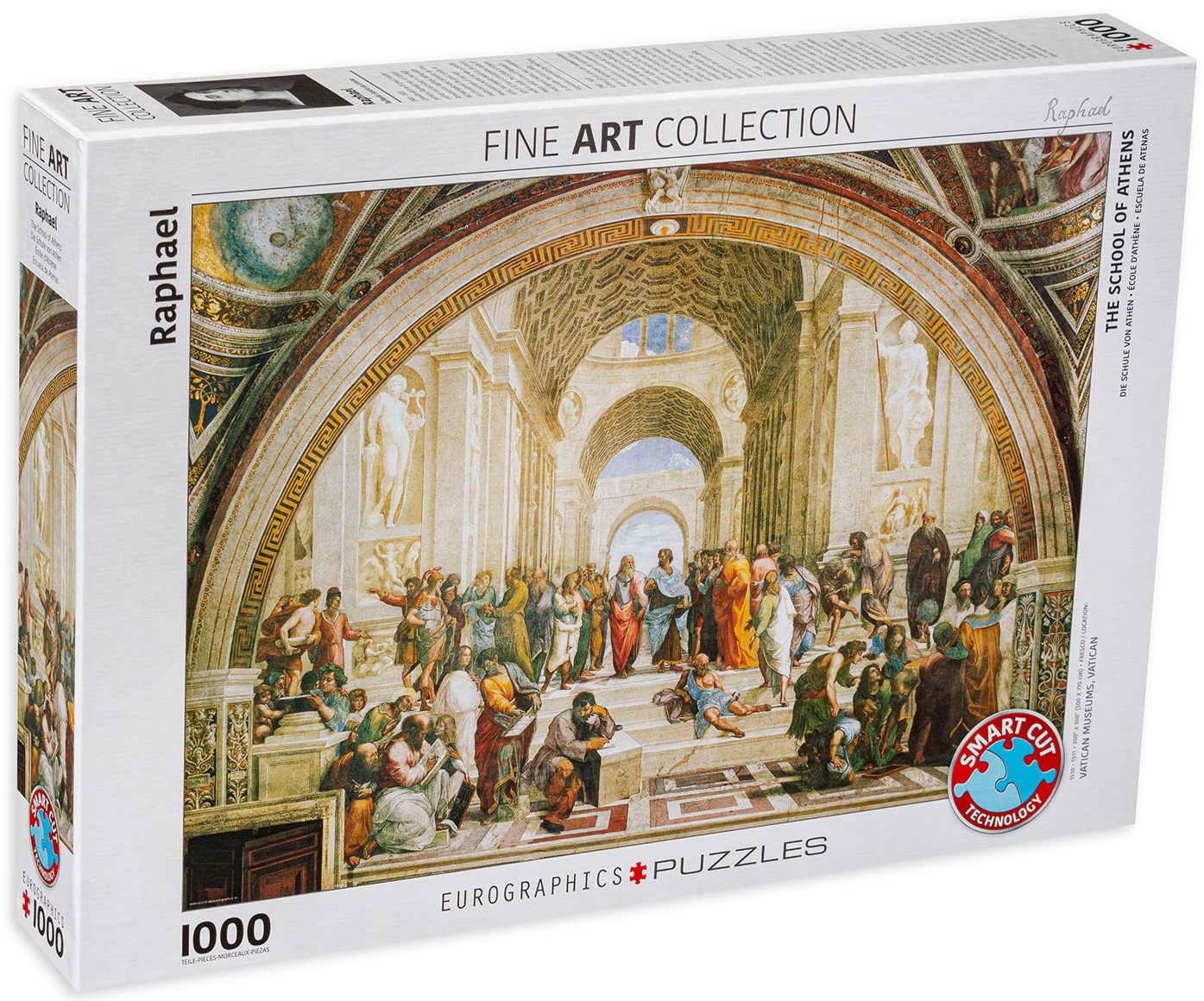 Пъзел Eurographics от 1000 части – Училище в Атина, Рафаело Санцио