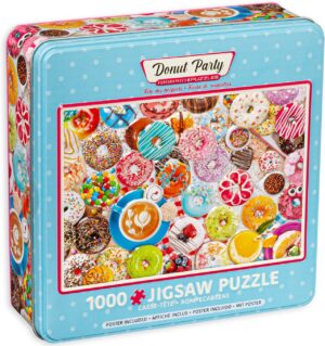 Пъзел Eurographics от 1000 части - Вкусни донъти