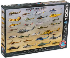 Пъзел Eurographics от 1000 части – Военни хеликоптери