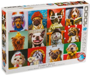 Пъзел Eurographics от 1000 части - Забавни кучета, Лусия Хефернан