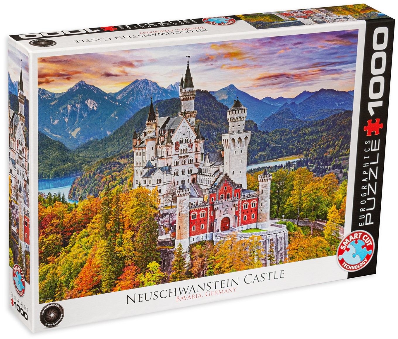 Пъзел Eurographics от 1000 части - Замъка Нойшванщайн, Германия