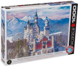 Пъзел Eurographics от 1000 части - Замъкът Нойшванщайн през зимата