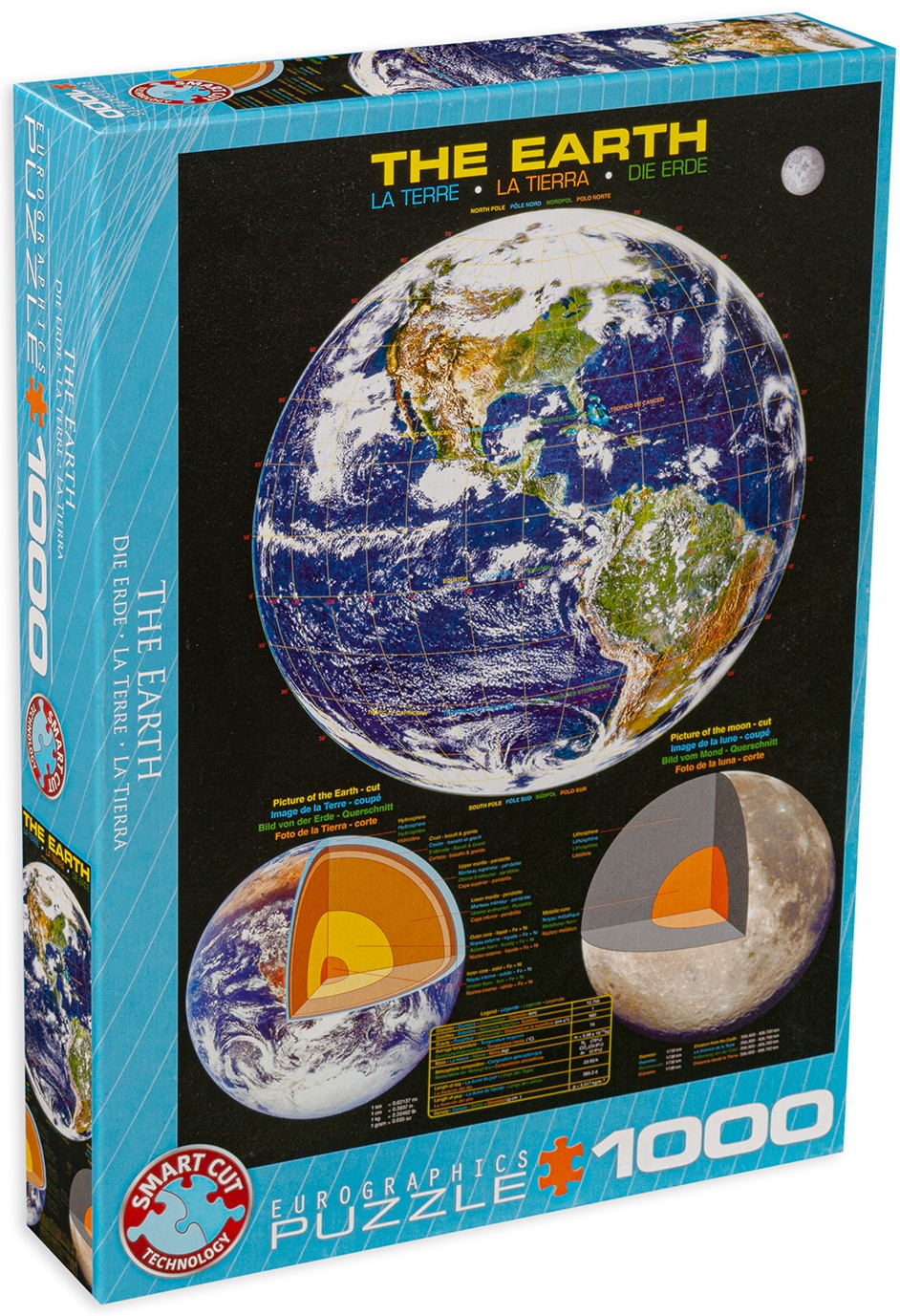 Пъзел Eurographics от 1000 части - Земята