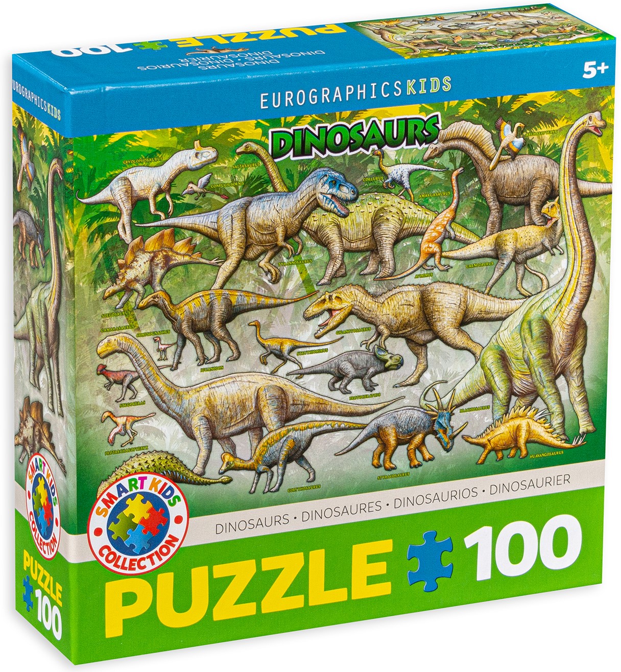 Пъзел Eurographics от 100 части – Динозаври