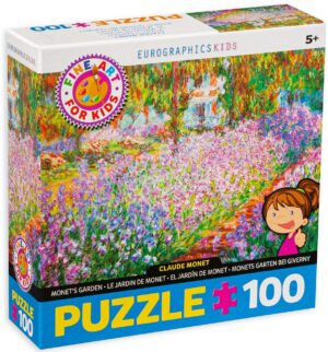 Пъзел Eurographics от 100 части – Градината на Моне